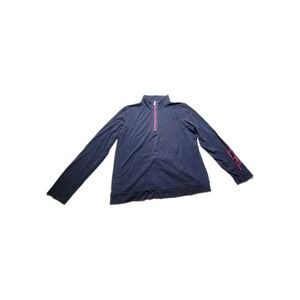 Lauren Ralph Lauren LRL 1/4 Zip Pullover Long‎ Sleeve Athletic Wear Top Black XL